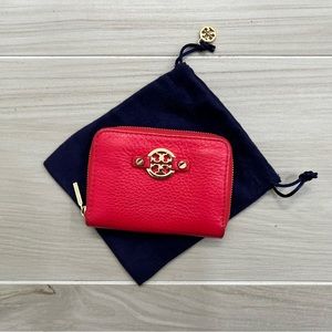 Small Tory Burch Zip Around Wallet | Pink